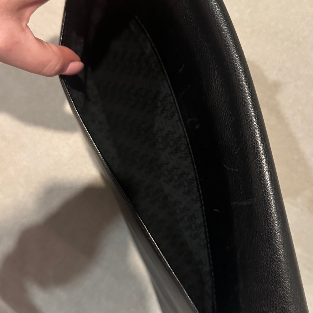 SAINT LAURENT Briefcase Leather Black AUTHENTIC - Picture 11 of 17